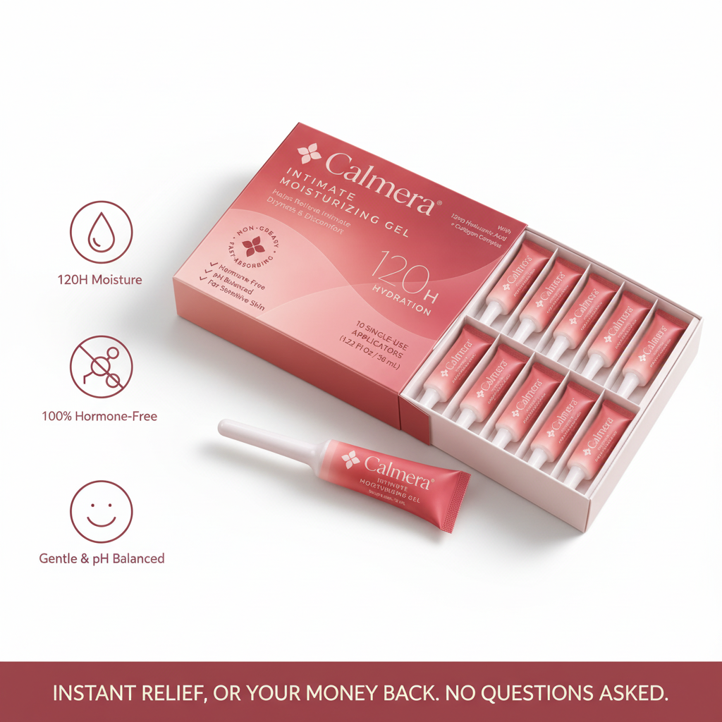 Calmera Intimate Moisturizing Gel - instant relief, 120H moisture, hormone-free